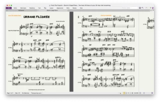 The Copyist Fonts Set for Sibelius – music font preview