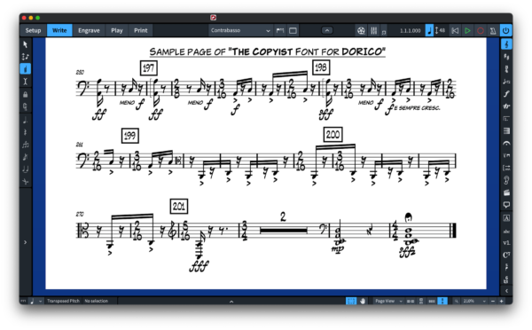 The Copyist (SMUFL) Font - Image 2