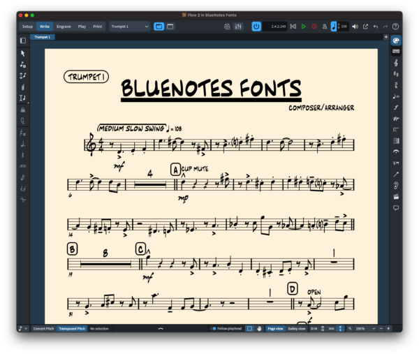 BlueNotes (SMUFL) Fonts - Image 9