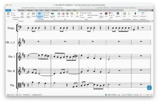 MEZZA Fonts for Sibelius – music font preview