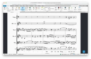 Concerto Fonts for Sibelius – music font preview