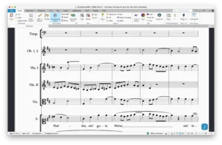 Scordatura Fonts for Sibelius – music font preview