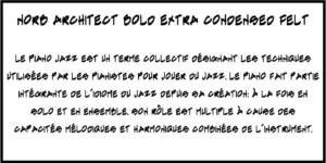 NorB-Architect-CF — original NorFonts font specimen